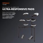 Roland TD-02K V-Drums | Kit de tambor electrónico compacto para principiantes con capacidad de reproducción expresiva, c