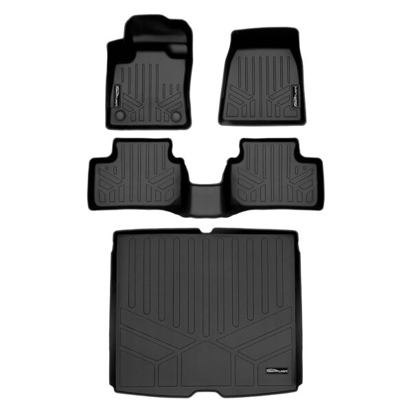 Juego de Alfombrillas y Revestimiento de Carga SMARTLINER SA0635 B0617 D0588 2 Filas para Todo Clima Compatible con Volv