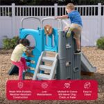 Escalador Infantil Step2 Scout Slide Climber Modelo 4208KR con Tobogán Pared de Escalada Túnel y Volante Dimensiones 72.
