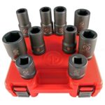 Juego de Llaves de Impacto Chicago Pneumatic SS8210HDW 1 Pulgada de Accionamiento Cuadrado SAE y Métrico 6 Puntos 10 Pie