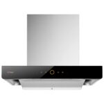 FOTILE EMS6008-CR 24" Campana de cocina de montaje en pared con pantalla táctil, 3 ajustes de velocidad y modo Turbo aut