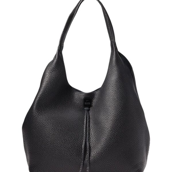 Bolso Rebecca Minkoff Darren Signature Carryall Cuero Negro 16x15.5x5.5 Pulgadas