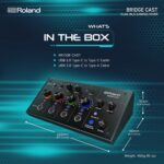 Roland BRIDGE CAST - Mezclador de juegos de doble bus | Interfaz de transmisión de audio profesional y mezclador para ju