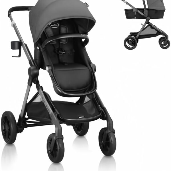 Cochecito modular Evenflo Pivot Xpand (Gris Sabino)