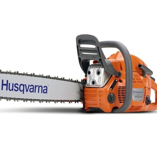 Motosierra Husqvarna 460 Rancher 970613934 a Gasolina 24 Pulgadas Motor X-Torq 60.3 cc 3.6 HP Color Naranja