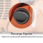 Motosierra Husqvarna 435 a gas 40cc 2.2 HP motor X-Torq 16 pulgadas arranque inteligente color Naranja