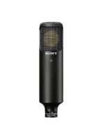 Sony Media C-80 Micrófono de condensador unidireccional de estudio con tecnología avanzada de cápsulas, configuración de