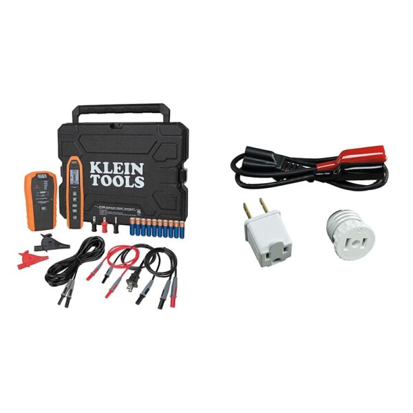 Kit Buscador de Disyuntores y Trazador de Cables Klein Tools ET450 con Kit de Accesorios 69411 Color Negro
