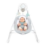 Columpio para Bebé Ingenuity InLighten Modelo 13099 Dakota Giratorio 180 Grados con Malla Ligera