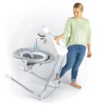 Columpio para Bebé Ingenuity InLighten Modelo 13099 Dakota Giratorio 180 Grados con Malla Ligera