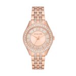 Reloj Michael Kors Harlowe MK4710 para Mujer Acero Inoxidable Oro Rosa con Pavé 38mm