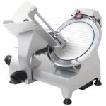 FSE SL-10 Cortadora manual de carne con alimentación por gravedad con cuchillo de 10 pies de diámetro, accionado por cor