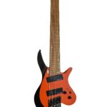 IYV - IEHLFF8-300 Multi-Scale Sin Cabeza de 8 Cuerdas, Rojo Negro