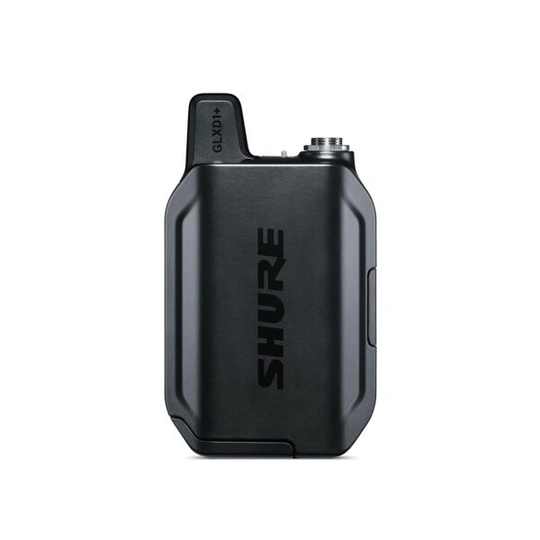 Shure Transmisor de cuerpo GLXD1+ - para uso con sistemas de micrófono inalámbrico digital GLX-D+ de doble banda, recept