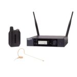 Shure GLXD14R+/MX53 Sistema de micrófono inalámbrico digital profesional de doble banda – Batería de 12 horas, alcance d