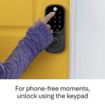 Yale Assure Lever - Cerradura inteligente de palanca con pantalla táctil Wi-Fi - Bronce aceitado