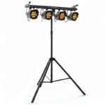 Solución de iluminación de lavado completo QUAD ILS de 4 BAR equipada con LED de cuatro colores (RGBA) de alta intensida