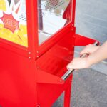 Restaurantware Solo carrito: Soporte para palomitas de maíz Hi Tek para máquina de palomitas de maíz de 8 onzas, 1 carri