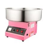 Máquina de Algodón de Azúcar Restaurantware RWT1009P Acero Inoxidable 21 Pulgadas Rosa 1080W
