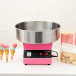 Máquina de Algodón de Azúcar Restaurantware RWT1009P Acero Inoxidable 21 Pulgadas Rosa 1080W