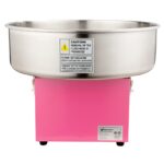 Máquina de Algodón de Azúcar Restaurantware RWT1009P Acero Inoxidable 21 Pulgadas Rosa 1080W
