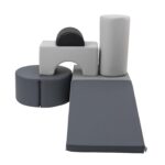 Juego de escalador y bloques SoftScape Playtime and Climb Factory Direct Partners 12364-GYLG 6 piezas gris