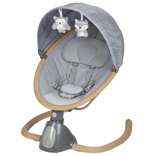 Columpio para Bebé Safety 1st SW129HAY Bluetooth 5 Modos Pantalla Táctil Digital Control Remoto Color High Street