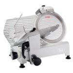 LEM Products BigBite Máquina Cortadora Eléctrica de Carne de Aluminio Fundido de 12 Pulgadas con Afilador Incorporado, P