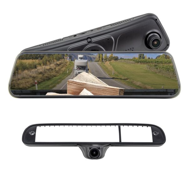 Sistema de Visión de Espejo Brandmotion FVMR-1180 FullVUE para Ford Super Duty Pantalla Táctil Campo de Visión 170 Grado