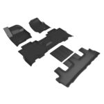 Tapete Kagu 3D MAXpider L1FR14801509 Negro para Ford Expedition MAX 2018 2023 Juego Completo