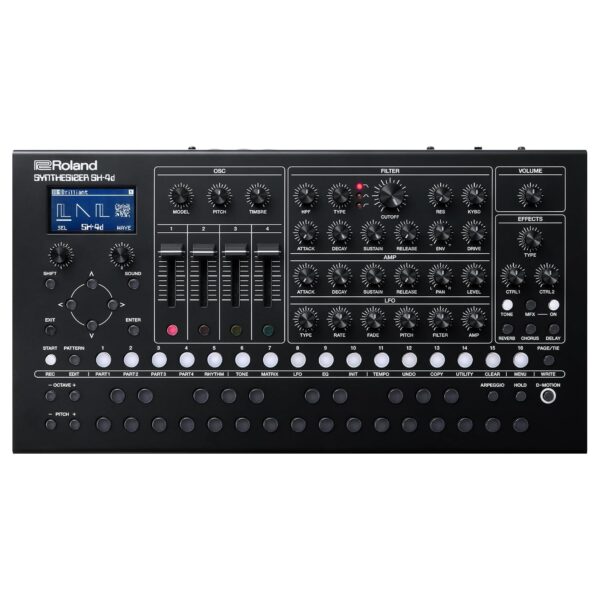 Roland Sintetizador de escritorio compacto SH-4d | 11 modelos OSC | Herramientas profesionales de diseño de sonido | Per