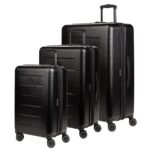 Juego de Maletas SwissGear 8020 Eclipse 3 Piezas Hardside Expandible Negro