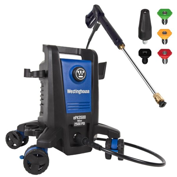 Lavadora a Presión Eléctrica Westinghouse ePX3500 2500 PSI 1.76 GPM Negro