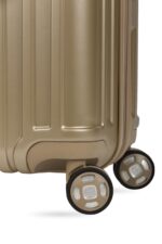 Equipaje Rígido Expandible SwissGear 7910 Set 2 Piezas 20 y 27 Pulgadas Color Arena con Bloqueo TSA y Puerto USB Policar