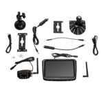 Brandmotion AHDS-7810V2 Sistema inalámbrico de observación HD con monitor DVR de 7" | Universal 7″ DVR Monitor | Built I