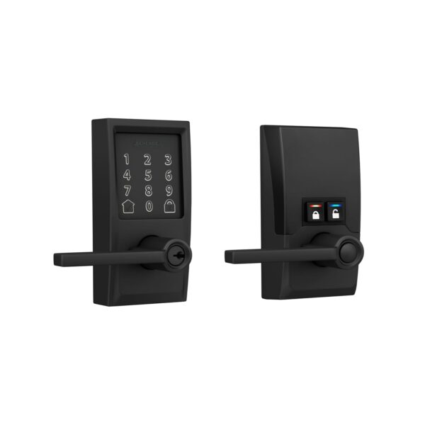 Schlage FE789WBCEN622LAT Encode Century WiFi Latitude Palanca Cerradura de Puerta Inteligente sin Llave con Pantalla Tác