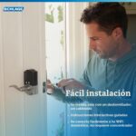 Schlage FE789WBCEN622LAT Encode Century WiFi Latitude Palanca Cerradura de Puerta Inteligente sin Llave con Pantalla Tác