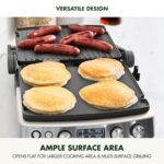GreenPan Elite Parrilla de Contacto y Plancha Multifunción 7 en 1, Antiadherente Cerámico Saludable, Placas para Parrill