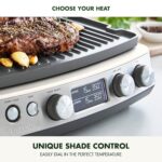 GreenPan Elite Parrilla de Contacto y Plancha Multifunción 7 en 1, Antiadherente Cerámico Saludable, Placas para Parrill