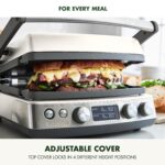 GreenPan Elite Parrilla de Contacto y Plancha Multifunción 7 en 1, Antiadherente Cerámico Saludable, Placas para Parrill