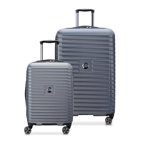 Juego de Maletas DELSEY Paris Cruise 3.0 Hardside Expandibles Grafito 20 y 28 Pulgadas Policarbonato