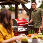 Parrilla de Gas Nexgrill 720-0864R 2 Quemadores 401 Pulgadas Cuadradas 28000 BTU Rojo