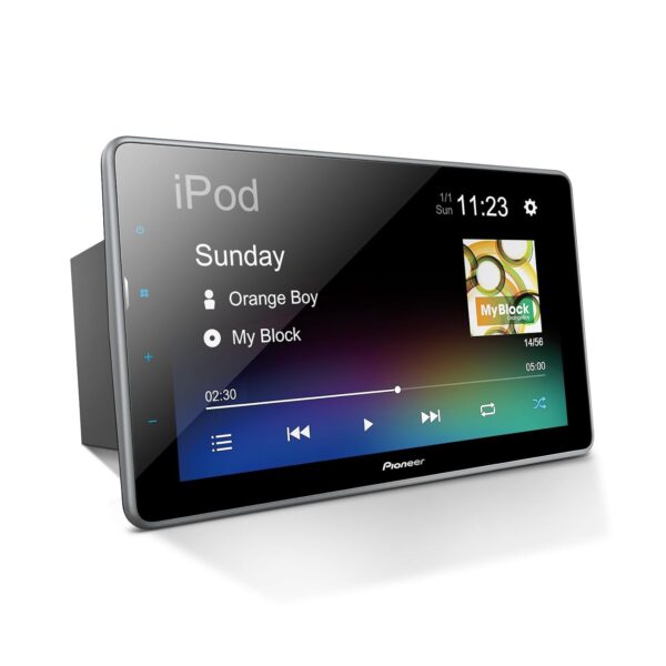 Estéreo Pioneer DMH-T450EX Pantalla Táctil Capacitiva 9 Pulgadas Flotante Bluetooth Alexa Cámara de Respaldo Chasis Cort