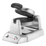 Waring Máquina de gofres clásica comercial, 35 gofres por hora, función giratoria para hornear uniformemente, platos ant