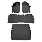 Alfombrillas SMARTLINER SA0325 B0325 D0325 2 filas y forro de carga para Honda Odyssey 2018-2025 Negro