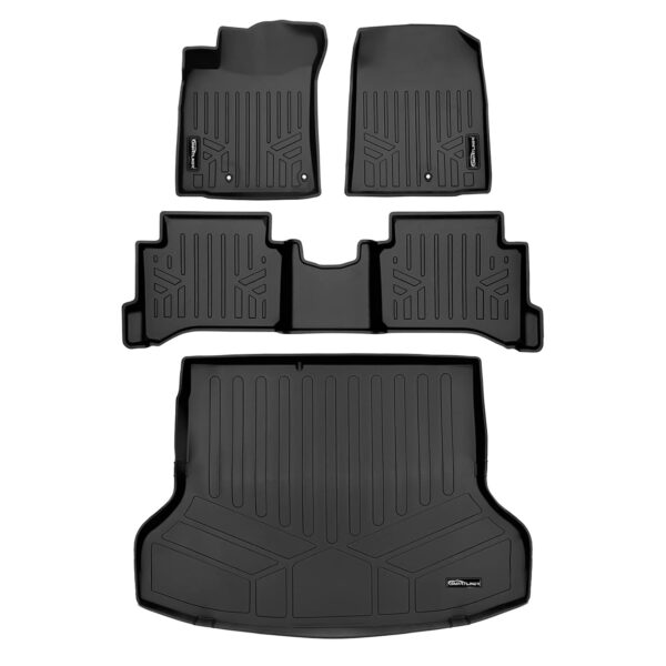 Forro de Carga SMARTLINER SA0572 B0572 D0572 para Hyundai Ioniq Hybrid 2017-2022 Todo Clima Borde Azul