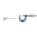 Fowler Pinza de Dial 52-008-706-0 0-6 Pulgadas y Micrómetro Exterior 52-253-101-1 0-1 Pulgada Acero Inoxidable