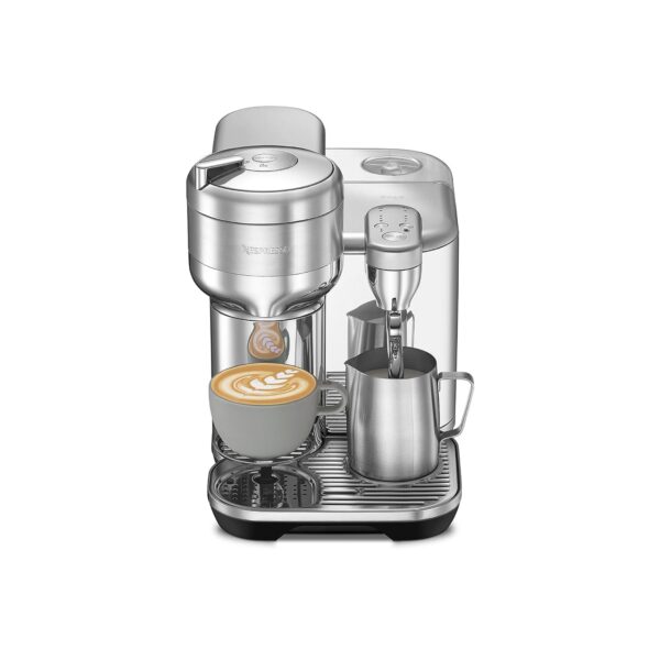 Nespresso Vertuo Creatista Cafetera de café y espresso de Breville, Acero inoxidable cepillado