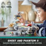 LEGO Star Wars Ahsoka Ghost and Phantom II Set de Construcción 75357 1394 Piezas
