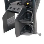 Asiento de Bicicleta Infantil Burley Dash FM Montaje en Bastidor Rieles Extendidos Negro Gris